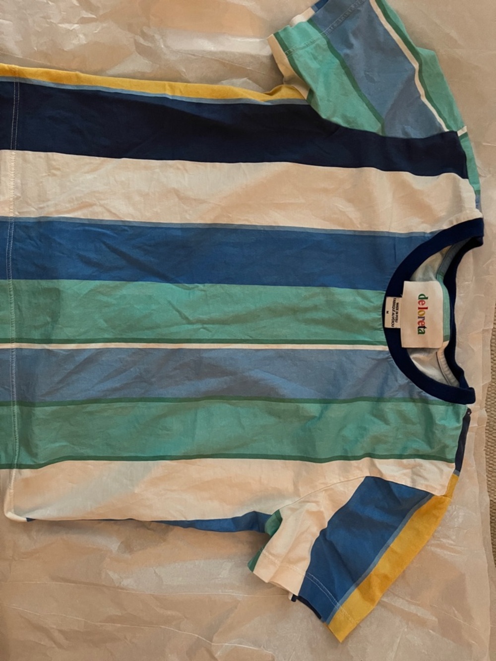 De Loreta Striped Short Sleeve Tee